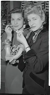 Two Women Smoking Pipes