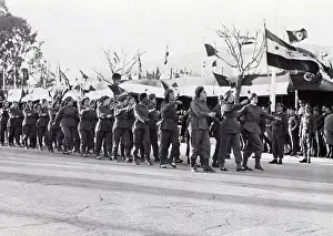 Damascus Prints: Women Soldiers March In Parade
