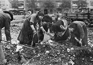 Women Stooping to Gather From Fields