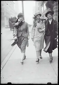 Women Strolling Along Fifth Avenue