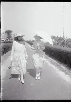 Henry Prints: Two Women Strolling Down a Path