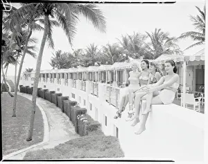 Boca Raton Prints: Women Sun Tanning