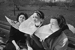 Women Sunbathing In Battery Park