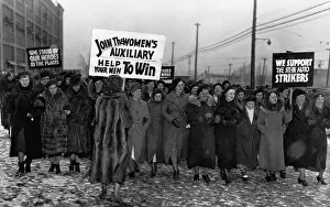 Picketing Prints: Women Supporting Auto Strike