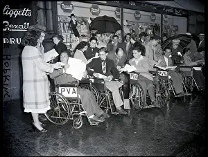 Petition Prints: Women Taking Signatures From Wheelchair