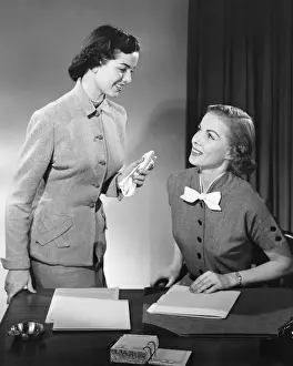 Recruitment Prints: Two women talking