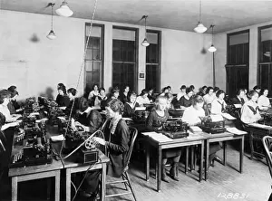 Women Typing