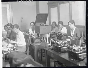 Women Typing
