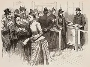 Equality Prints: Women Voting in Election
