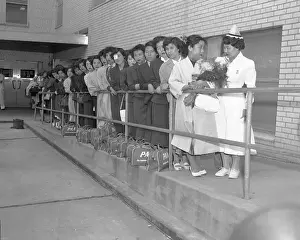 Patience Prints: Women Waiting in Line