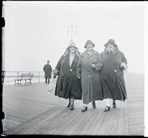 Three Women Walking Together