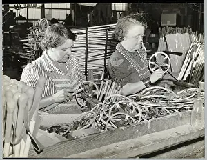 Pole Prints: Women Working In Factory