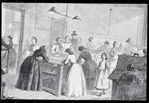 Women Working in Print Factory