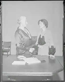 Etiquette Prints: Women Zionist Shaking Hands