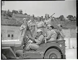 Northern Africa Prints: Women's Army Corps Soldiers After Softball Practice