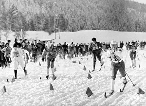 Women's cross-country skiing 3 x 5 km relay 1964