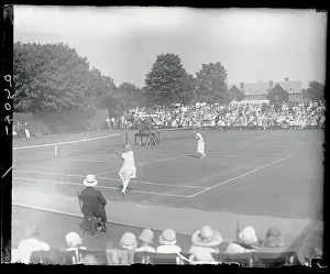 Browne Prints: Women's Doubles Semifinal Tennis Match
