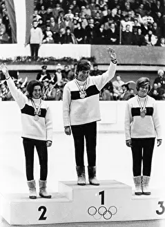 Olympia Prints: Women's downhill 1964 Winter Olympics