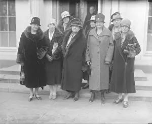 Lewis Prints: Women's International Peace and Freedom League Members Posing