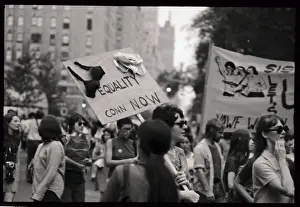 Feminism Prints: Women's Liberation Parade on 5th Avenue