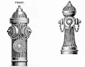 Woodcut Of Fire Hydrant