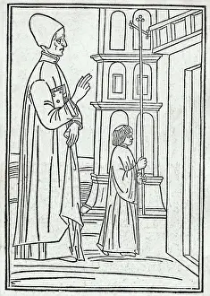 Woodcut of Lorenzo Giustiniano