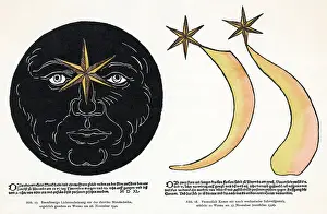 15th Century Prints: Woodcut Of The Moon