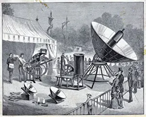 Printing Prints: Woodcut Of Solar Powered Printing Press