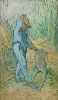Peasant Prints: The Woodcutter (After Millet)