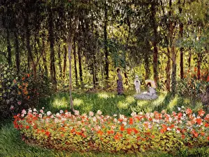Sunshine Prints: Wooded Scene by Claude Monet
