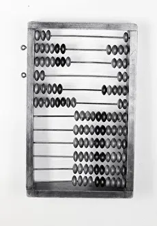 Mathematics Prints: Wooden Abacus