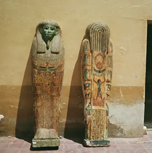 Huty25366 Prints: Wooden Coffin Of Padit Nit