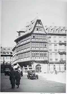 Strasbourg Prints: Wooden House from Fourteenth Century