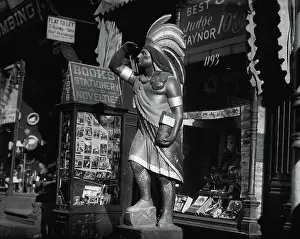 Native Am Prints: Wooden Native American Cigar Shop Statue