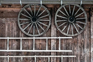 Images Dated 30th March 2015: Wooden wheels and ladders
