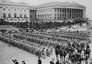 Capitol Building Washington Gallery: Woodrow Wilson Inauguration