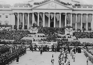 Capitol Building Washington Gallery: Woodrow Wilson Inauguration