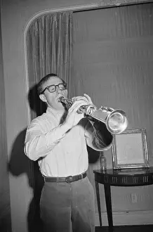 Clarinet Prints: Woody Allen Plays Clarinet Waist-up
