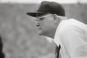 Woody Hayes Watching From Sidelines