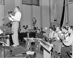 Audio Recording Prints: Woody Herman & His Band Recording