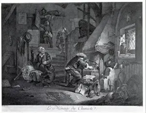 The Work Room Of A Chemist