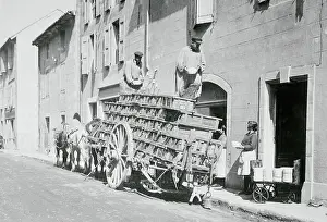 Cheese Prints: Worker Delivering Cheese