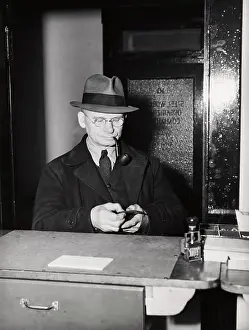 Huty32305 Prints: A Worker Paying His Union Fee