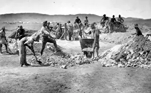 Occupations Mining Prints: Mine Workers