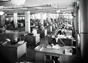 Secretary Prints: Workers in Business Office