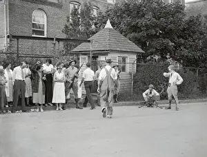 Concord Prints: Workers Entering Mill During Workers Strike