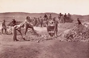 Workers at Gold Mine