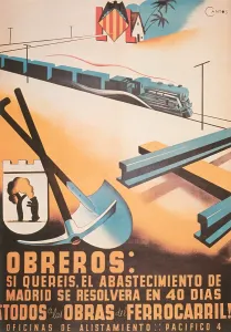 T1671881 Prints: Workers - If You Will It, The Provisioning Of Madrid Will Be Solved In 40 Days