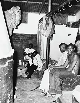 Workers in Living Quarters at Gold Mine