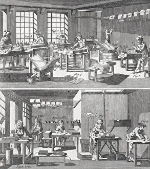 Workers Making Paper